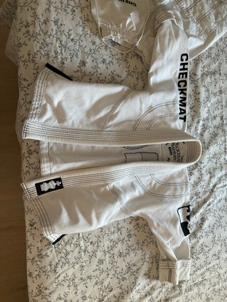 Kimono Jiu Jitsu Niñ@ Blanco con cituron 4-6 años