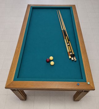 Mesa de billar francés de madera