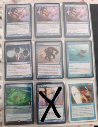 Cartas Magic: azules