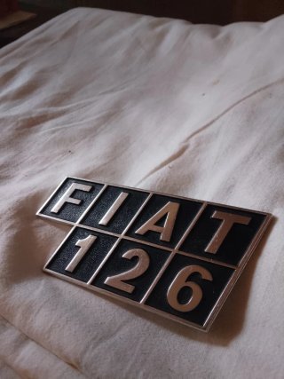 Emblema stemma Fiat 126 originale