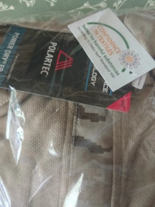 Camiseta militar Polartec manga larga