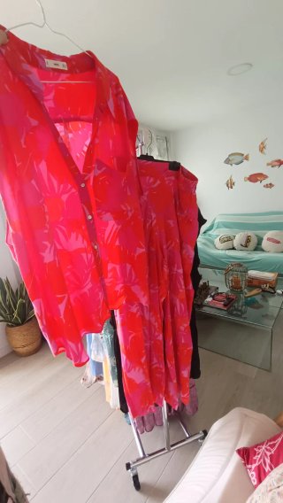 Camisa MNG floral XL/46/48