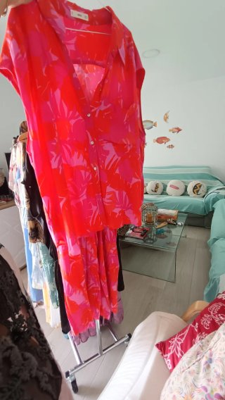 Camisa MNG floral XL/46/48