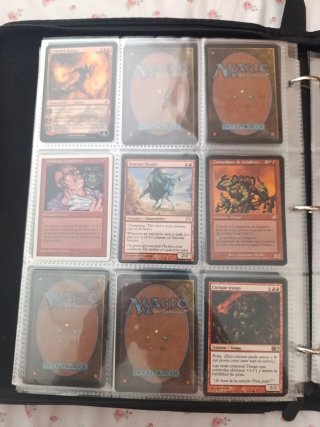 Cartas Magic: rojas