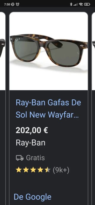 Gafas Ray-Ban New Wayfarer Marrones