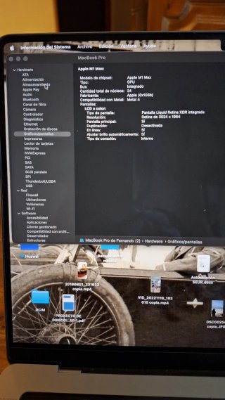 MacBook Pro M1 Max Gris Espacial