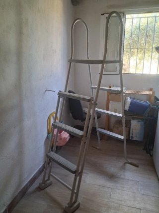Escalera Piscina 180cm Metal/Plástico