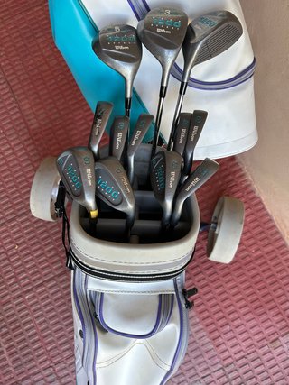 Set Palos Golf Wilson con Bolsa y Carro