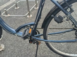 Bicicleta Urbana Azul con Cesta