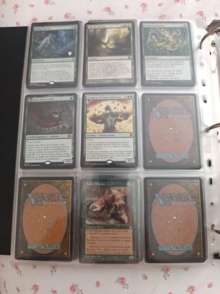 Colección Cartas Magic verdes