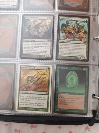 Colección Cartas Magic verdes