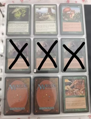 Colección Cartas Magic verdes