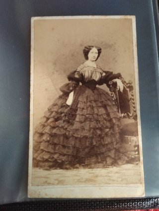 Antica foto nobildonna fiorentina