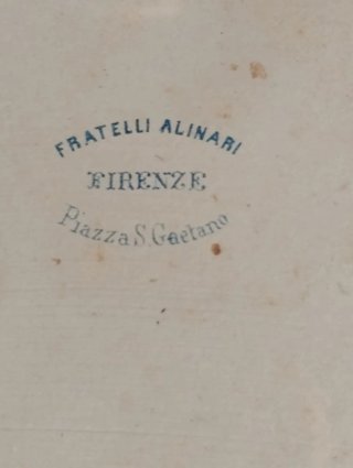Antica foto nobildonna fiorentina