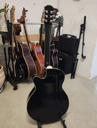 Guitarra Electroacústica Stagg Negra