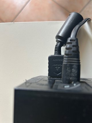 Playstation 2 Sony con cavi e memory card