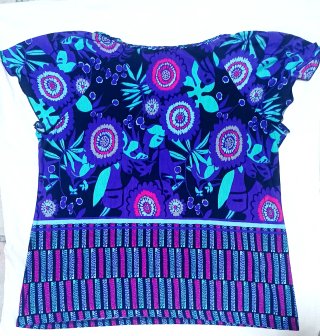 Camiseta Top Mujer Multicolor Talla Única