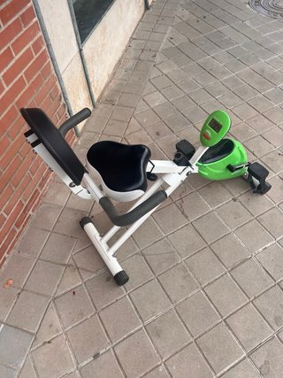 Bicicleta Estática Reclinada Verde