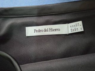 Falda Pedro del Hierro Negra y vaquera