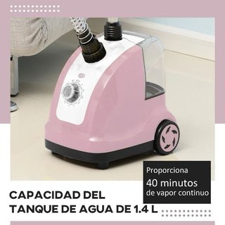 Plancha vapor rosa