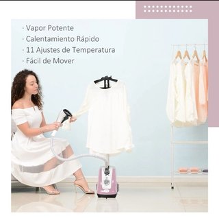 Plancha vapor rosa