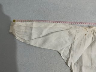 Antiguas enaguas para imagen Virgen