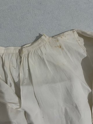 Antiguas enaguas para imagen Virgen
