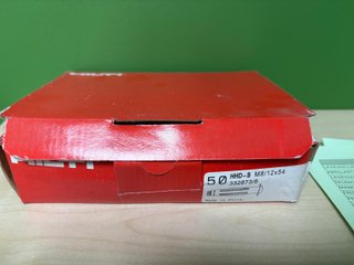 TACO METALICO ANCLAJE ARPA PLADUR 50UND