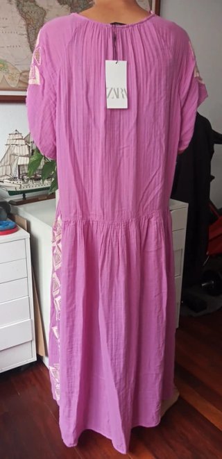 Vestido túnica bordados