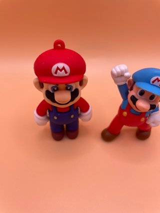 Lote 2 Figuras Super Mario Bros