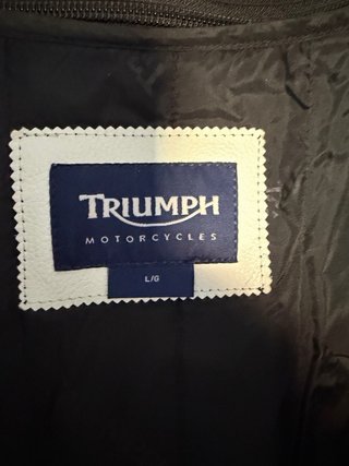 Chaqueta de piel Triumph Talla L