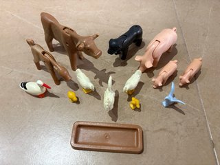 Lote Playmobil Granja Animales
