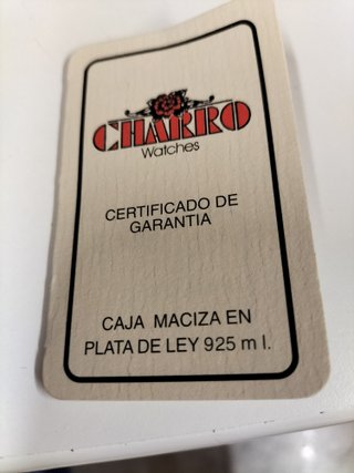 Reloj El Charro Plata