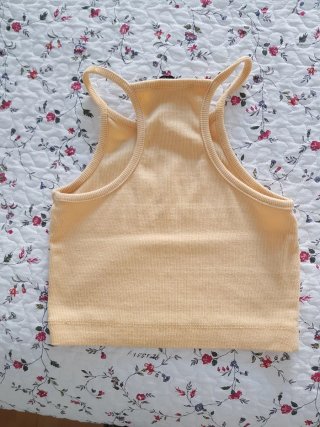 Top Pull&Bear amarillo talla XS
