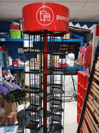 Expositor giratorio para libros