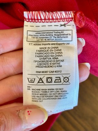Polo Adidas Selección Española Roja Talla XL