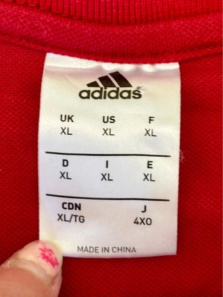 Polo Adidas Selección Española Roja Talla XL