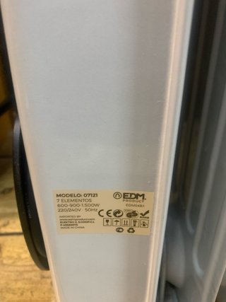 Estufa eléctrica radiador