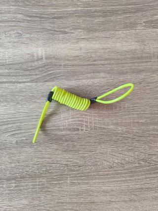 Cable candado moto fluorescente