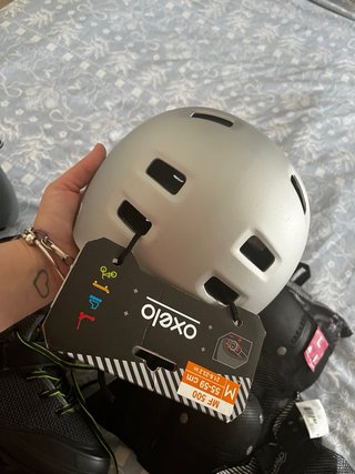 Patines en línea Oxelo Talla 44 + Casco y Protecci