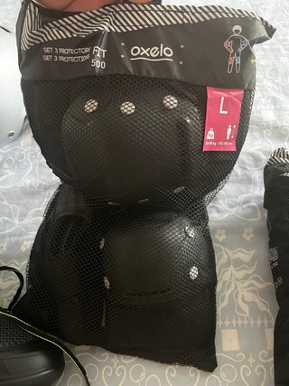 Patines en línea Oxelo Talla 44 + Casco y Protecci