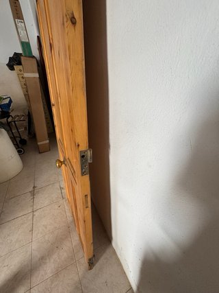 Hoja de puerta de madera