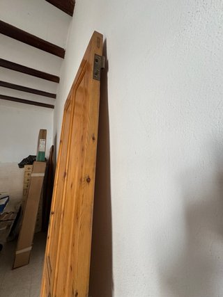 Hoja de puerta de madera