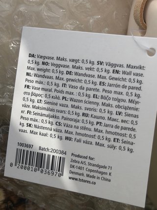 Macetas de cerámica Tiger Zebra A/S