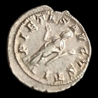 Moneda Romana Gordiano III Denario Plata