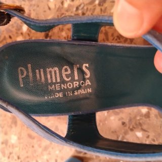 Zapatos de piel Plumers Menorca Talla 37 Azul Cele