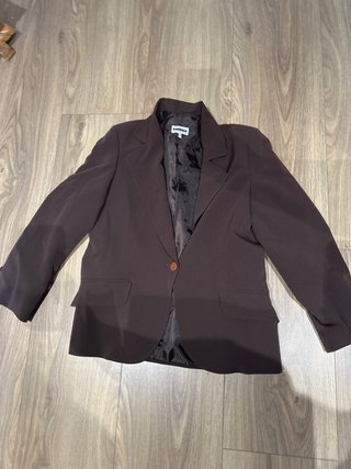 Chaqueta torero marrón