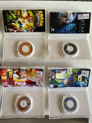 Lote 7 Juegos PSP: Avatar, Crash, Ben 10, DBZ, Inv