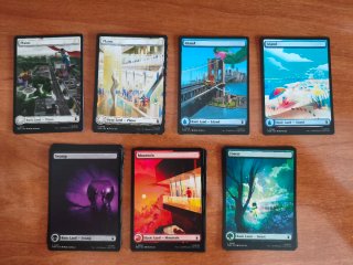 17 Tierras full art MTG Marvel Super Heroes MSH
