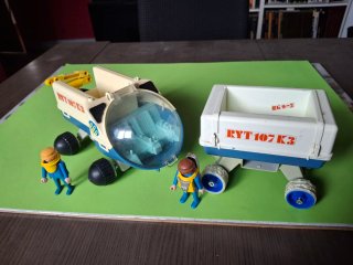 Playmobil Coche 3399 y Nave 3559 Vintage
